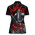 The Skull Knight Berserk Women Polo Shirt Black Blood Style