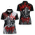 The Skull Knight Berserk Women Polo Shirt Black Blood Style