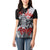 The Skull Knight Berserk Women Polo Shirt Black Blood Style