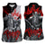 The Skull Knight Berserk Women Sleeveless Polo Shirt Black Blood Style