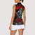 The Skull Knight Berserk Women Sleeveless Polo Shirt Black Blood Style