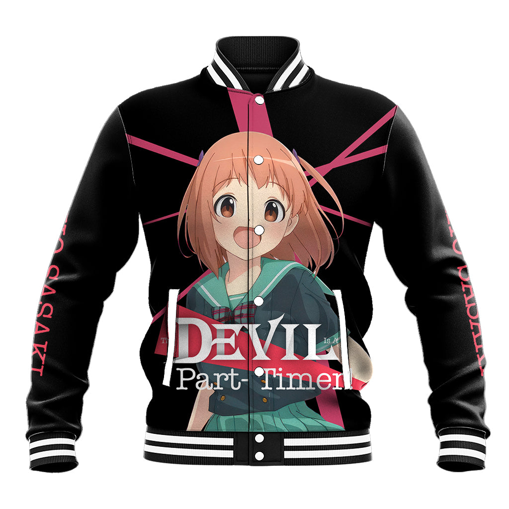 Chiho Sasaki The Devil Part Timer Baseball Jacket Anime Style