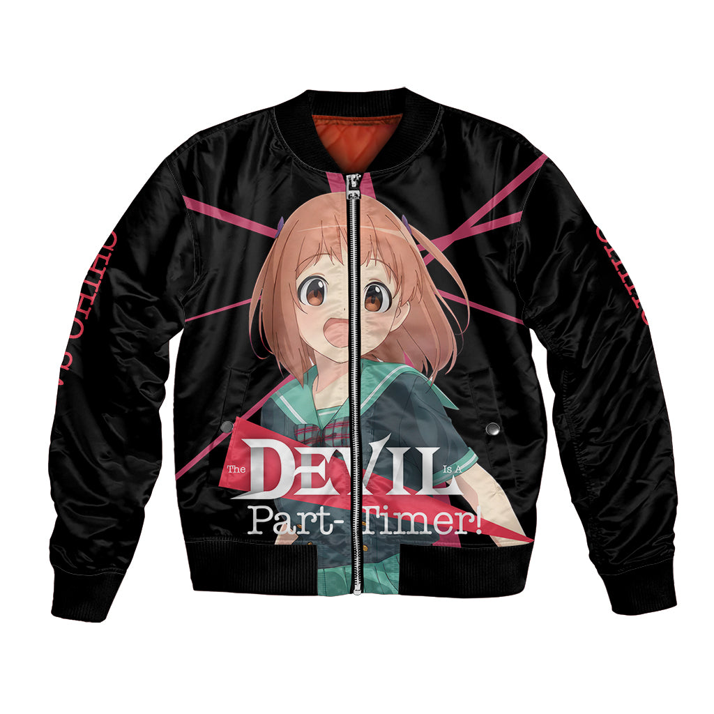 Chiho Sasaki The Devil Part Timer Bomber Jacket Anime Style