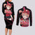 Chiho Sasaki The Devil Part Timer Couples Matching Long Sleeve Bodycon Dress and Long Sleeve Button Shirt Anime Style