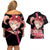 Chiho Sasaki The Devil Part Timer Couples Matching Off Shoulder Short Dress and Hawaiian Shirt Anime Style