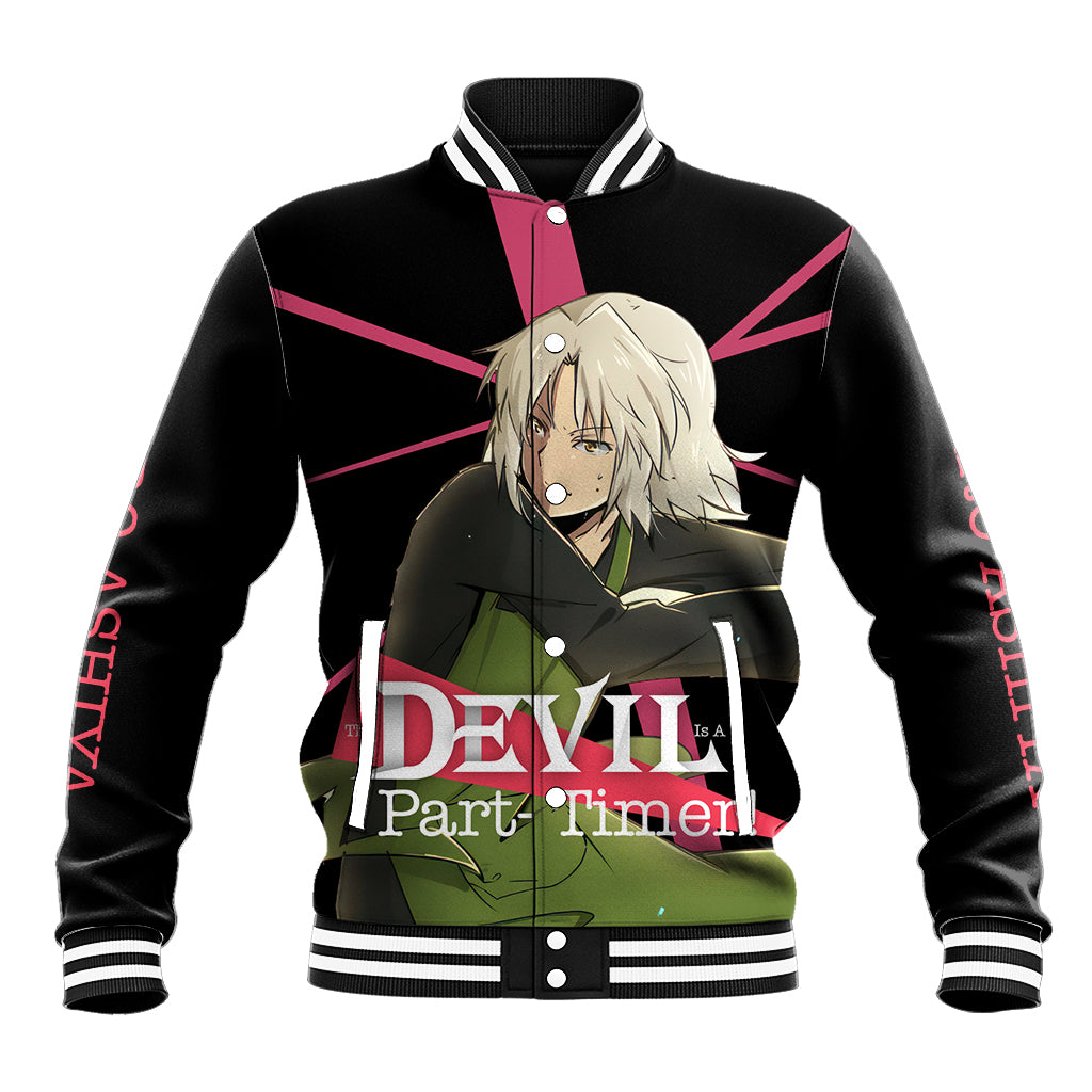 Shiro Ashiya The Devil Part Timer Baseball Jacket Anime Style