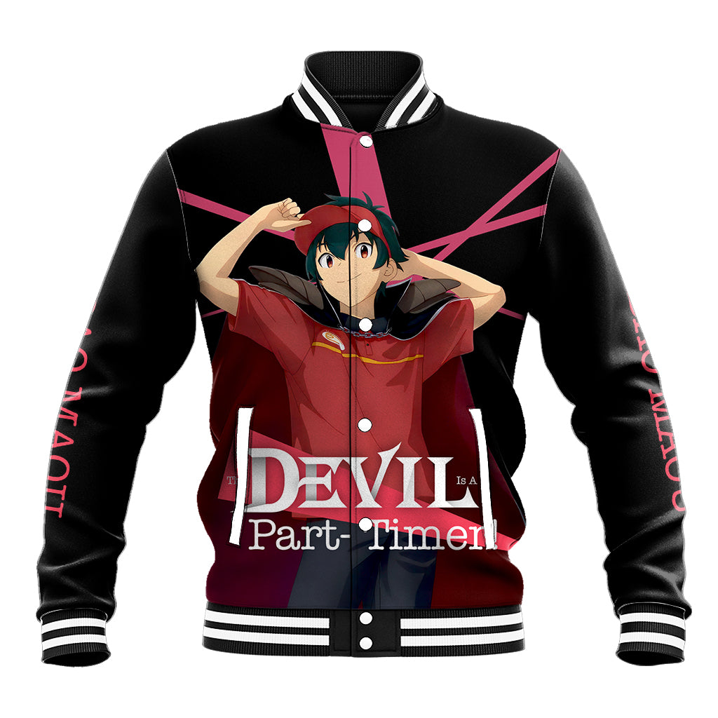 Sadao Maou The Devil Part Timer Baseball Jacket Anime Style