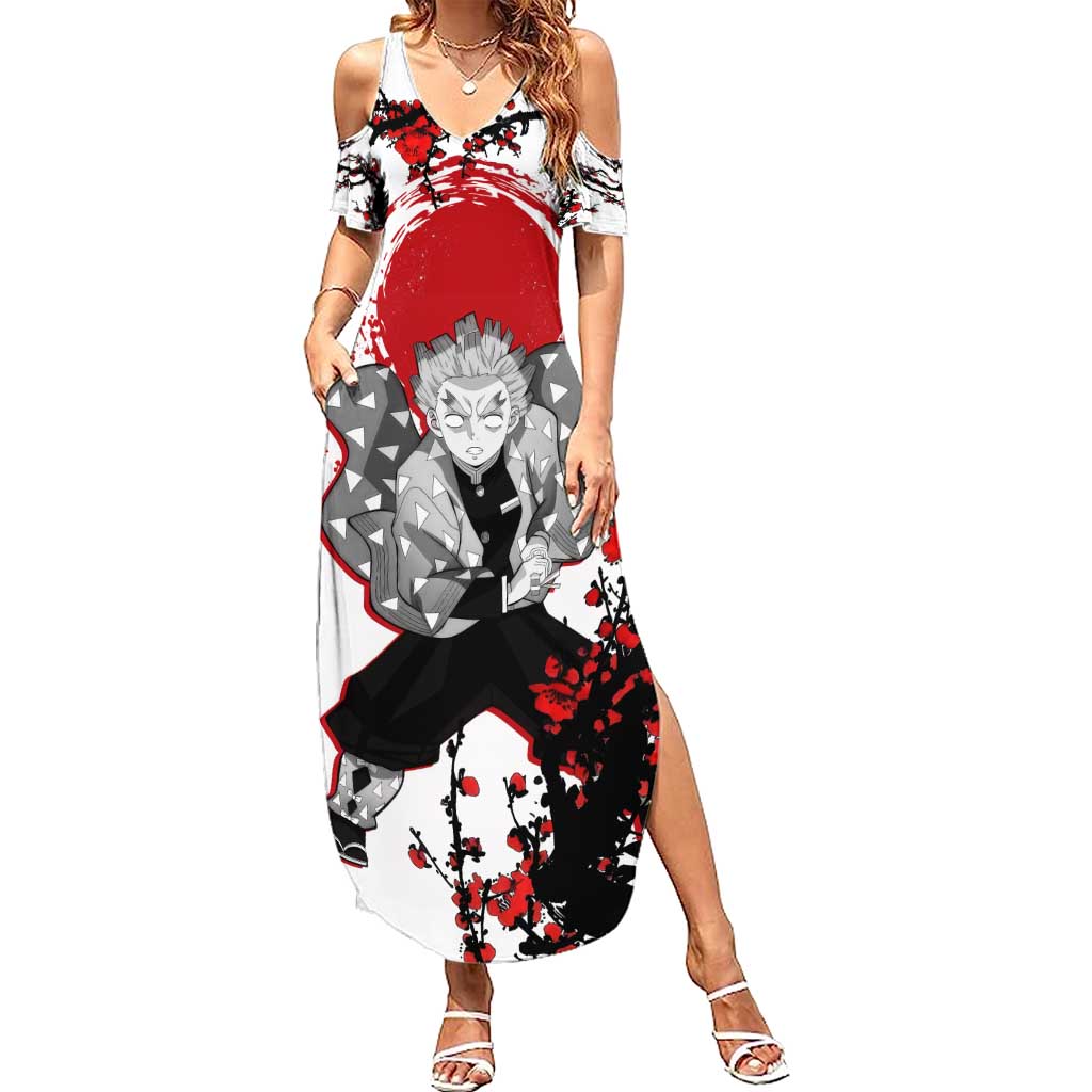 Zenitsu Agatsuma - Demon Slayer Summer Maxi Dress Anime Japan Style