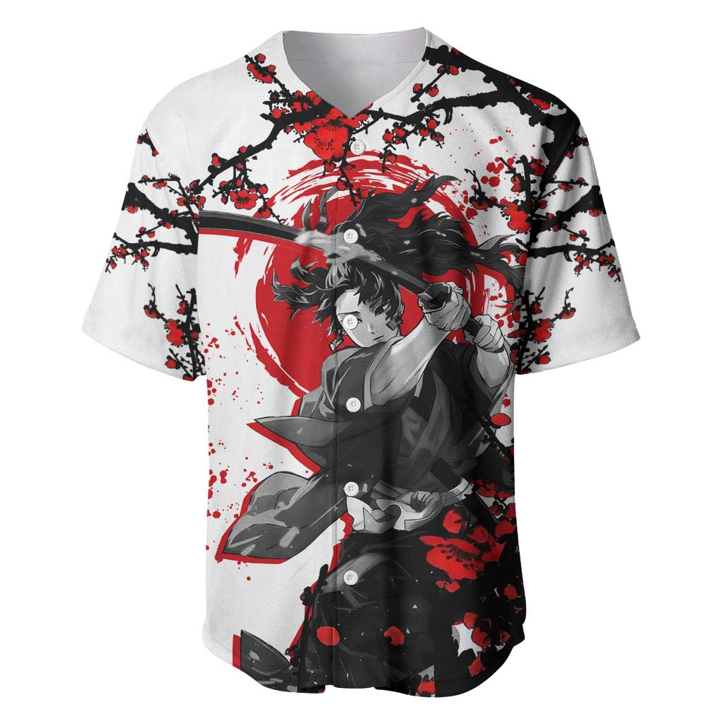 Yoriichi Tsugikuni - Demon Slayer Baseball Jersey Anime Japan Style