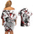 Mitsuri Kanroji - Demon Slayer Couples Matching Off Shoulder Short Dress and Hawaiian Shirt Anime Japan Style