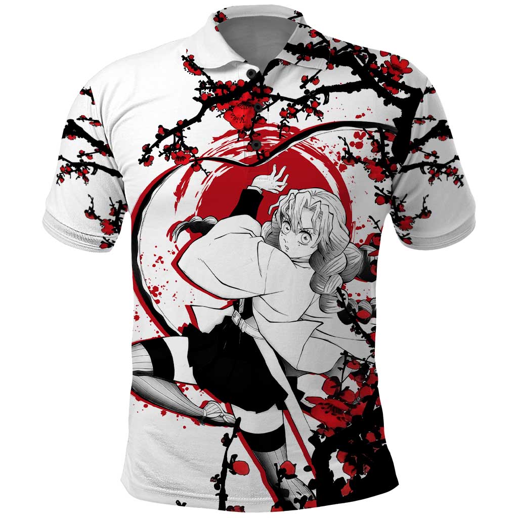 Mitsuri Kanroji - Demon Slayer Polo Shirt Anime Japan Style