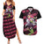 Mitsuri Kanroji - Demon Slayer Couples Matching Summer Maxi Dress and Hawaiian Shirt Anime Style