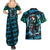 Tanjiro Kamado - Demon Slayer Couples Matching Summer Maxi Dress and Hawaiian Shirt Anime Style