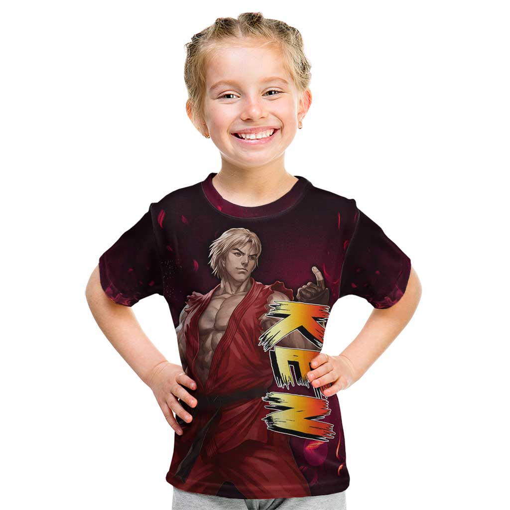 Ken - Street Fighter Kid T Shirt Anime Style