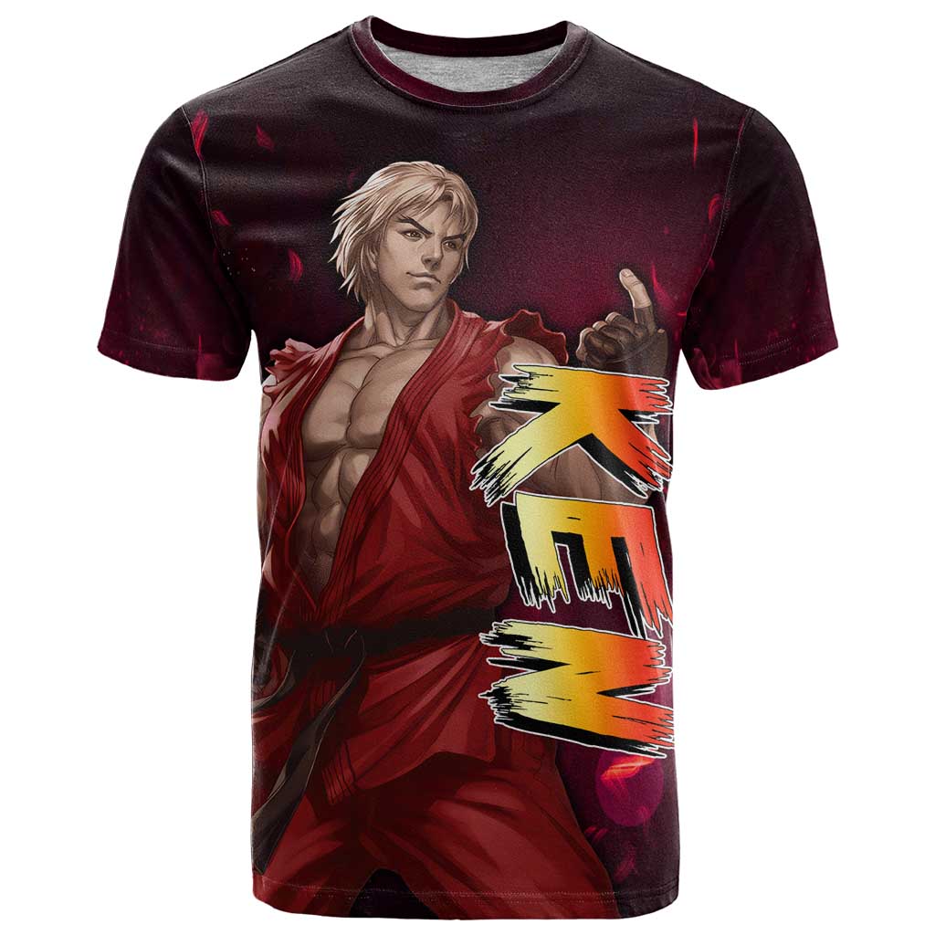 Ken - Street Fighter T Shirt Anime Style