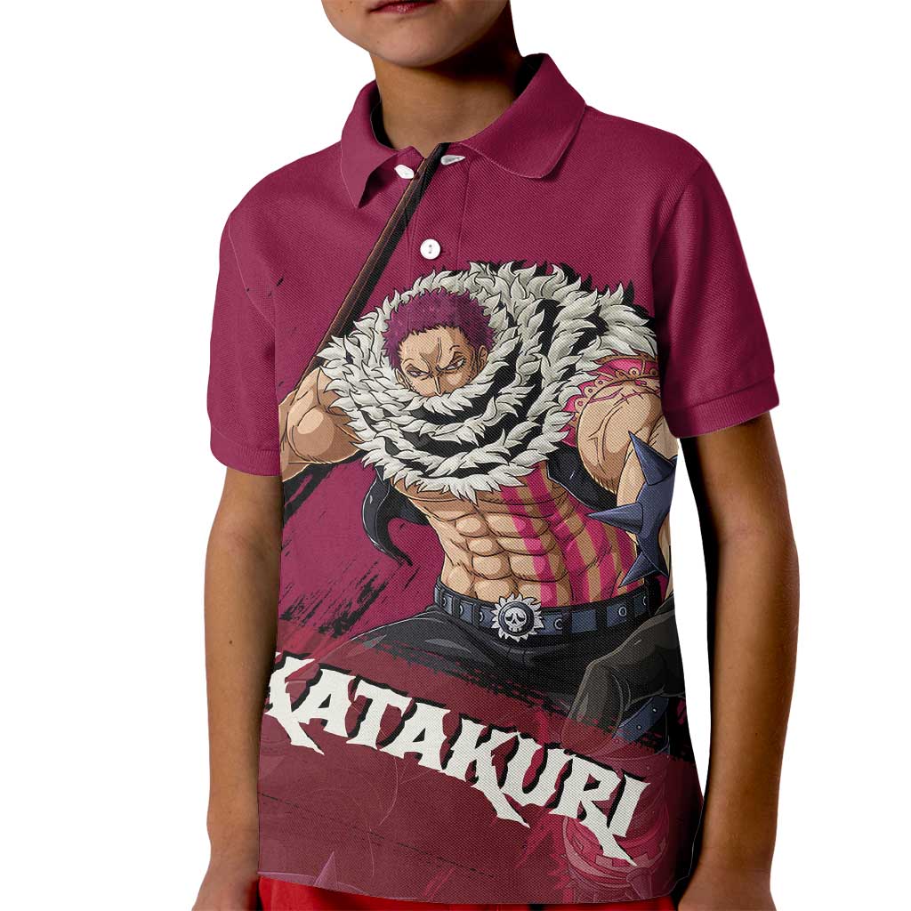 Charlotte Katakuri - One Piece Kid Polo Shirt Anime Style