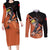 Uzumaki - Naruto Couples Matching Long Sleeve Bodycon Dress and Long Sleeve Button Shirt Anime Style