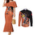 Uzumaki - Naruto Couples Matching Mermaid Dress and Long Sleeve Button Shirt Anime Style