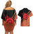 Uzumaki - Naruto Couples Matching Off Shoulder Short Dress and Hawaiian Shirt Anime Style