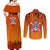 Portgas D. Ace - One Piece Couples Matching Off Shoulder Maxi Dress and Long Sleeve Button Shirt Anime Style