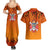 Portgas D. Ace - One Piece Couples Matching Summer Maxi Dress and Hawaiian Shirt Anime Style