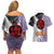 Uchiha Sasuke - Naruto Couples Matching Off Shoulder Short Dress and Hawaiian Shirt Anime Style