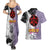 Uchiha Sasuke - Naruto Couples Matching Summer Maxi Dress and Hawaiian Shirt Anime Style