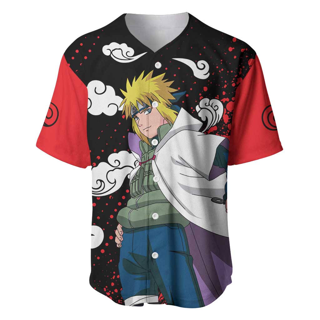 Minato Namikaze - Naruto Baseball Jersey Anime Style