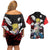 Minato Namikaze - Naruto Couples Matching Off Shoulder Short Dress and Hawaiian Shirt Anime Style