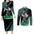 Rock Lee - Naruto Couples Matching Long Sleeve Bodycon Dress and Long Sleeve Button Shirt Anime Style