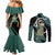 Rock Lee - Naruto Couples Matching Mermaid Dress and Long Sleeve Button Shirt Anime Style