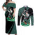 Rock Lee - Naruto Couples Matching Off Shoulder Maxi Dress and Long Sleeve Button Shirt Anime Style