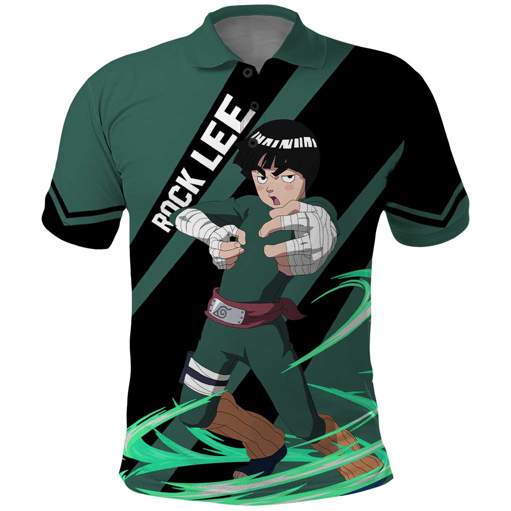 Rock Lee - Naruto Polo Shirt Anime Style