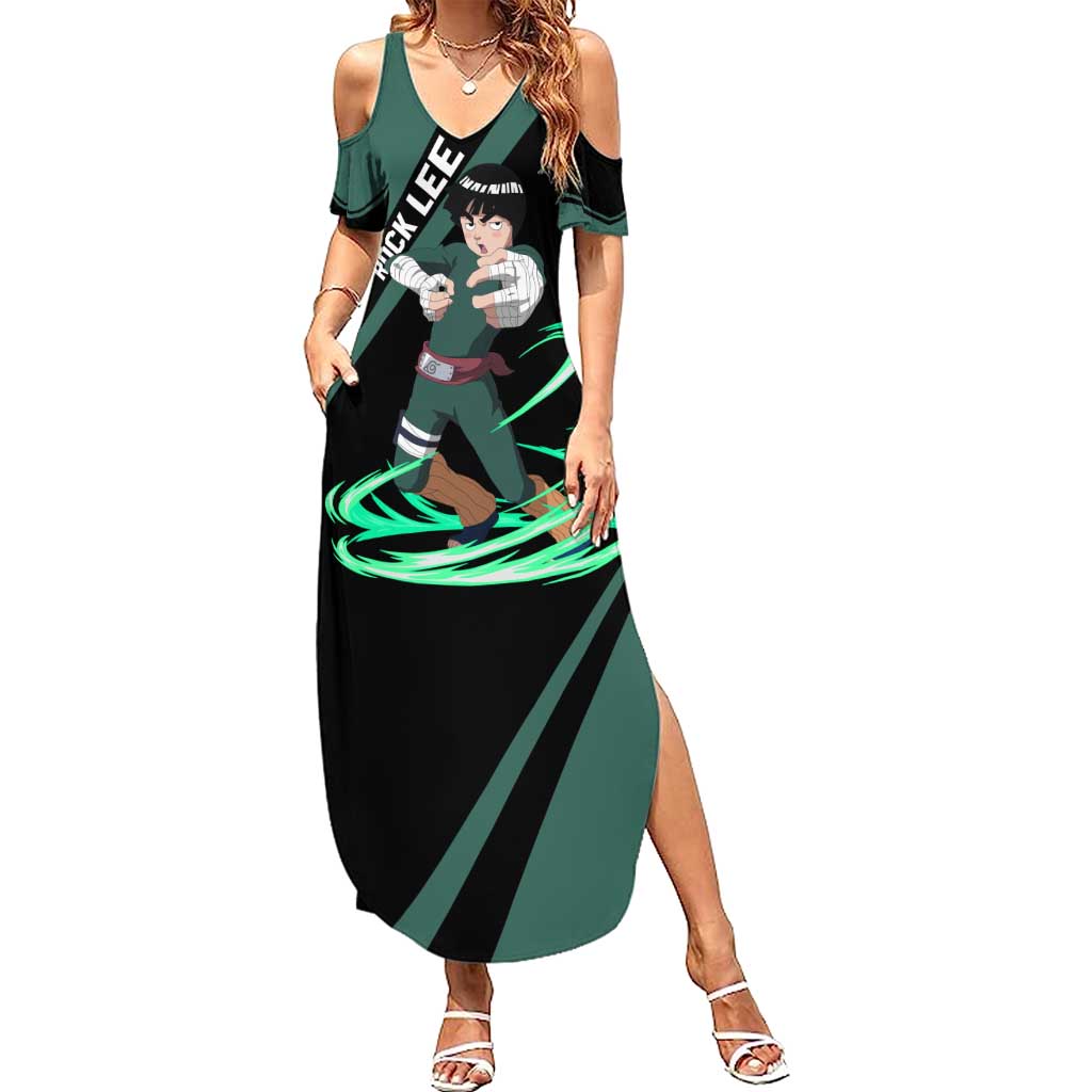 Rock Lee - Naruto Summer Maxi Dress Anime Style