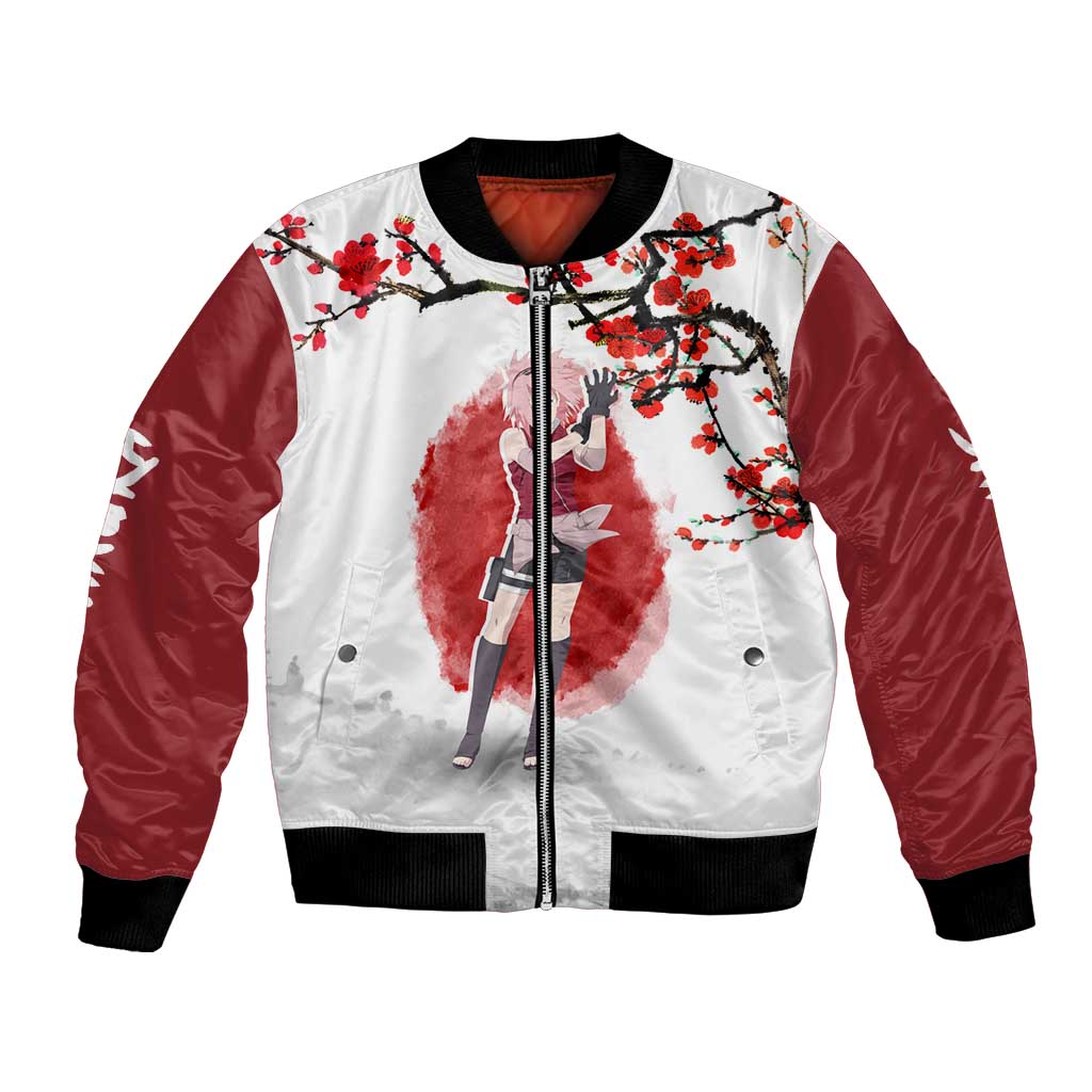 Sakura Haruno - Dragon Ball Bomber Jacket Anime Style