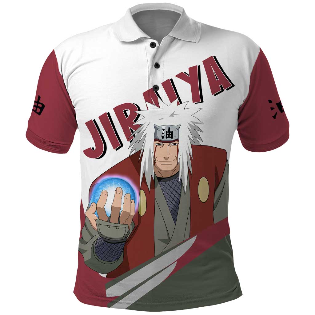 Jiraiya - Naruto Polo Shirt Anime Style