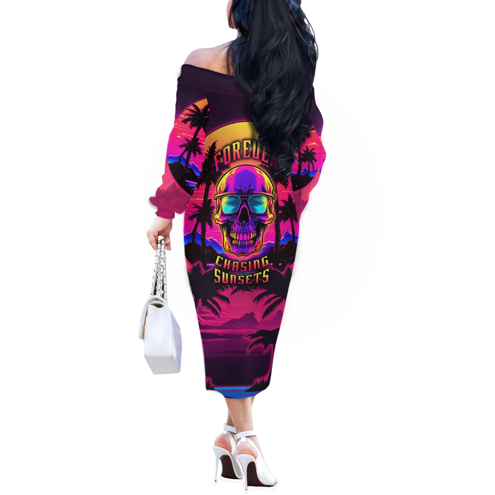 foreuer-chasing-sunsets-skull-off-the-shoulder-long-sleeve-dress