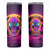 Foreuer Chasing Sunsets Skull Skinny Tumbler