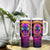 Foreuer Chasing Sunsets Skull Tumbler With Handle