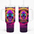 Foreuer Chasing Sunsets Skull Tumbler With Handle