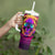 Foreuer Chasing Sunsets Skull Tumbler With Handle