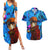 Naruto Akatsuki Urban Grafitti Pain Couples Matching Summer Maxi Dress and Hawaiian Shirt Anime  Mix Abstract Style