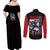 Yuji Itadori - Jujutsu Kaisen Couples Matching Off Shoulder Maxi Dress and Long Sleeve Button Shirt Anime Mix Manga Style