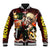 Blazing Bakugo My Hero Academia Baseball Jacket Anime Style