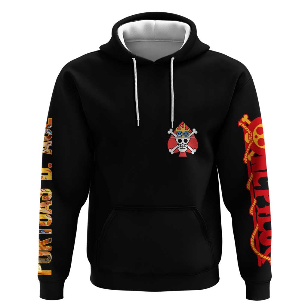 Portgas D. Ace V2 One Piece Hoodie Anime Style