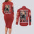 Fire Fist - Portgas D. Ace One Piece Couples Matching Long Sleeve Bodycon Dress and Long Sleeve Button Shirt Anime Style