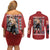 Fire Fist - Portgas D. Ace One Piece Couples Matching Off Shoulder Short Dress and Long Sleeve Button Shirt Anime Style