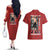 Fire Fist - Portgas D. Ace One Piece Couples Matching Off The Shoulder Long Sleeve Dress and Hawaiian Shirt Anime Style