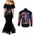 Ryuk Death Note Couples Matching Mermaid Dress and Long Sleeve Button Shirt Anime Style