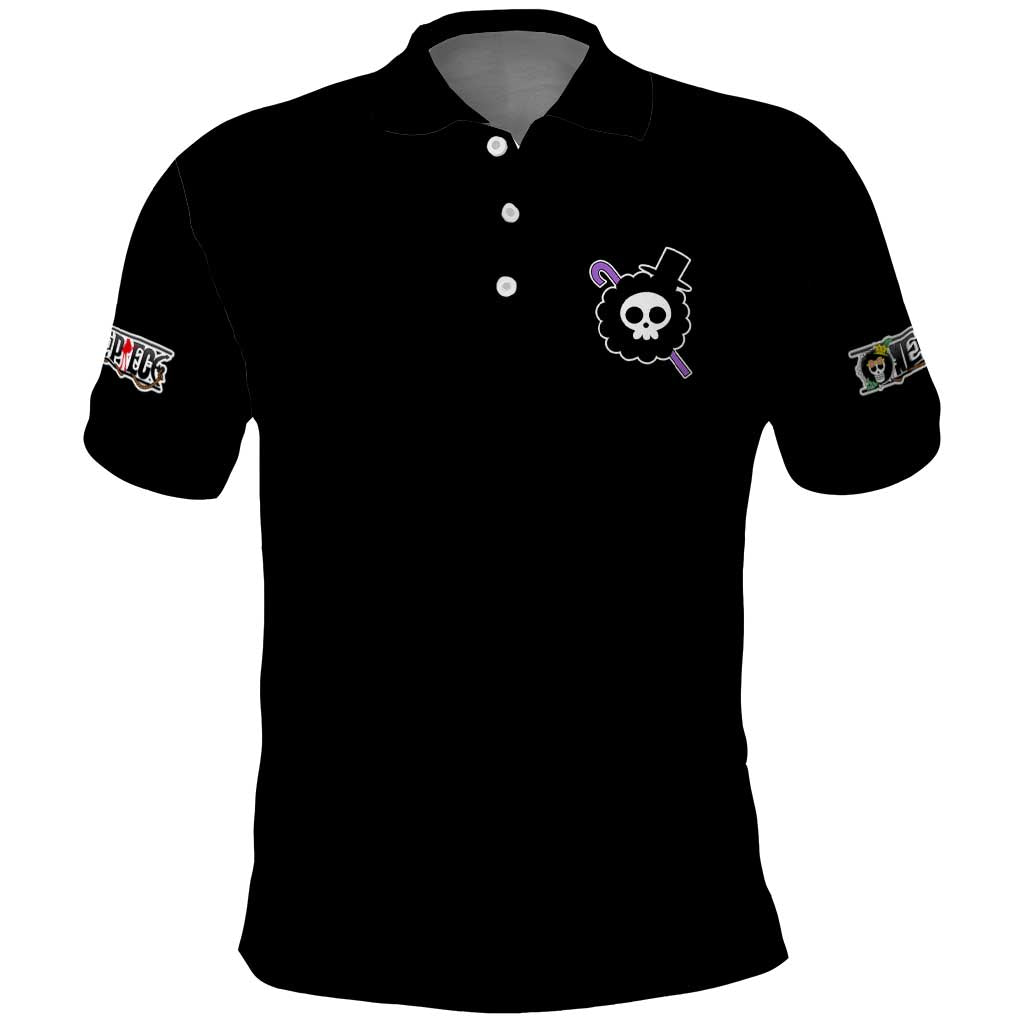 Brook V2 One Piece Polo Shirt Anime Style